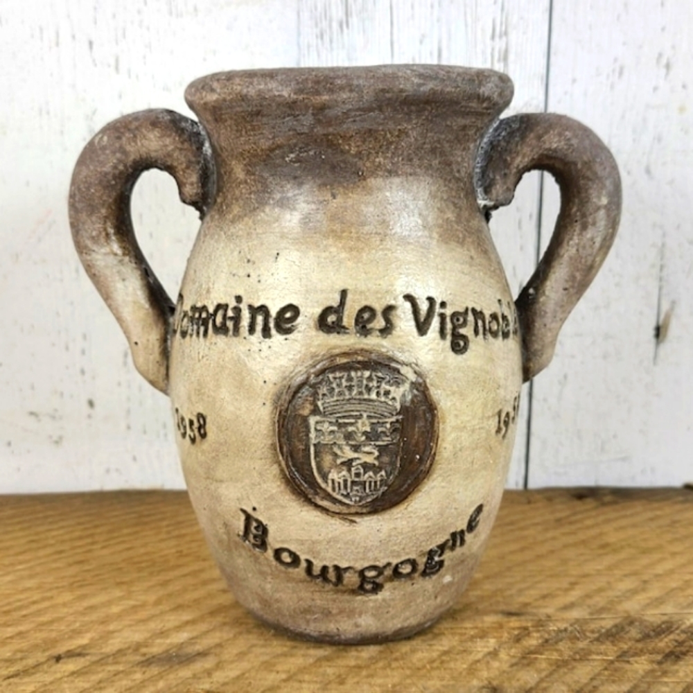 Vintage Wine Canister Decor
